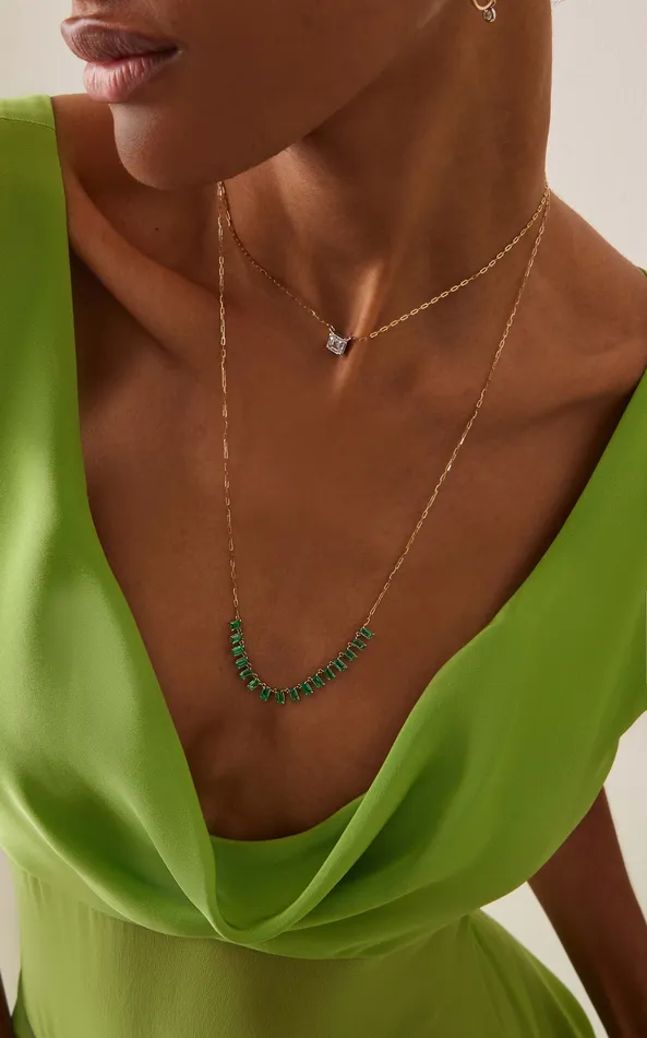 Cleo Emerald Necklace ILA Necklaces