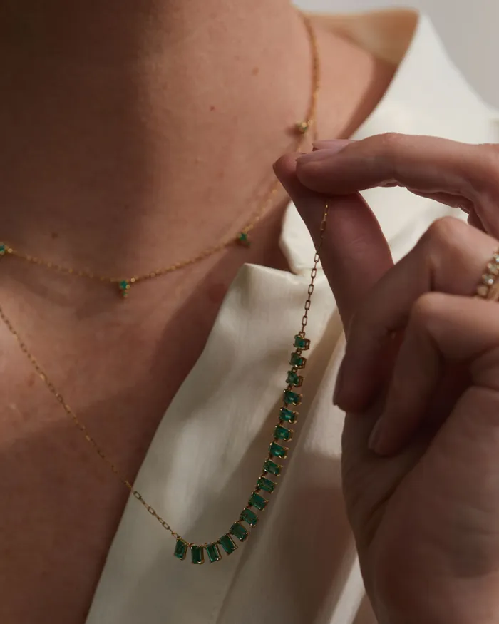 Cleo Emerald Necklace ILA Necklaces