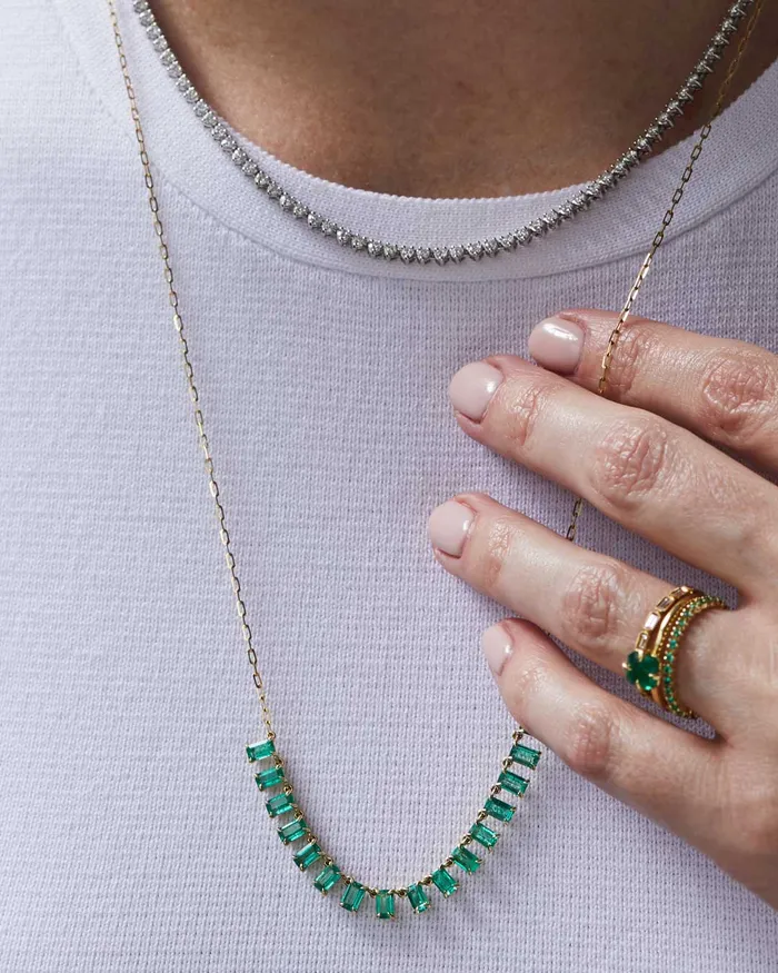 Cleo Emerald Necklace ILA Necklaces