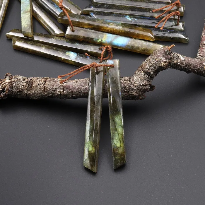Earrings Intrinsic Trading Natural Labradorite Earring Pair Thin Long Beveled Rectangle Spick Drilled Matched Gemstone Beads Earrings Intrinsic Trading Natural Labradorite Earring Pair Thin Long Beveled Rectangle Spick Drilled Matched Gemstone Beads