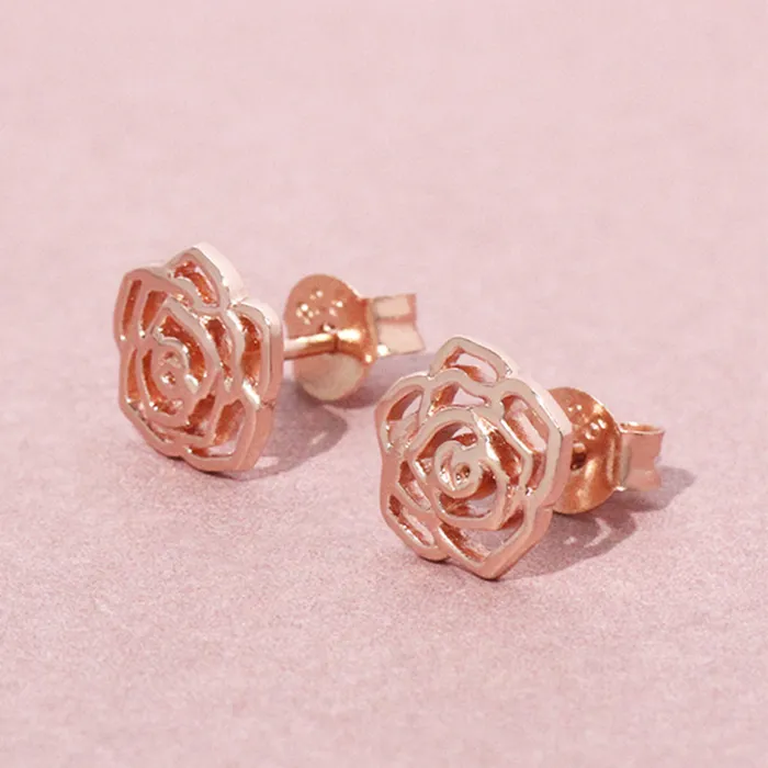 Earrings LOULOUROSE Rose Stud Earrings Earrings LOULOUROSE Rose Stud Earrings