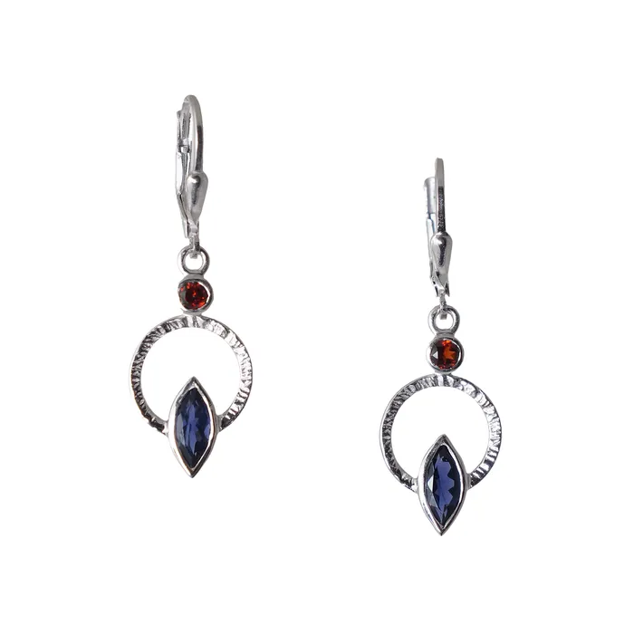 Earrings Q Evon Q Earrings Silver White Rhodium