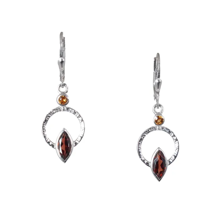 Earrings Q Evon Q Earrings Silver White Rhodium