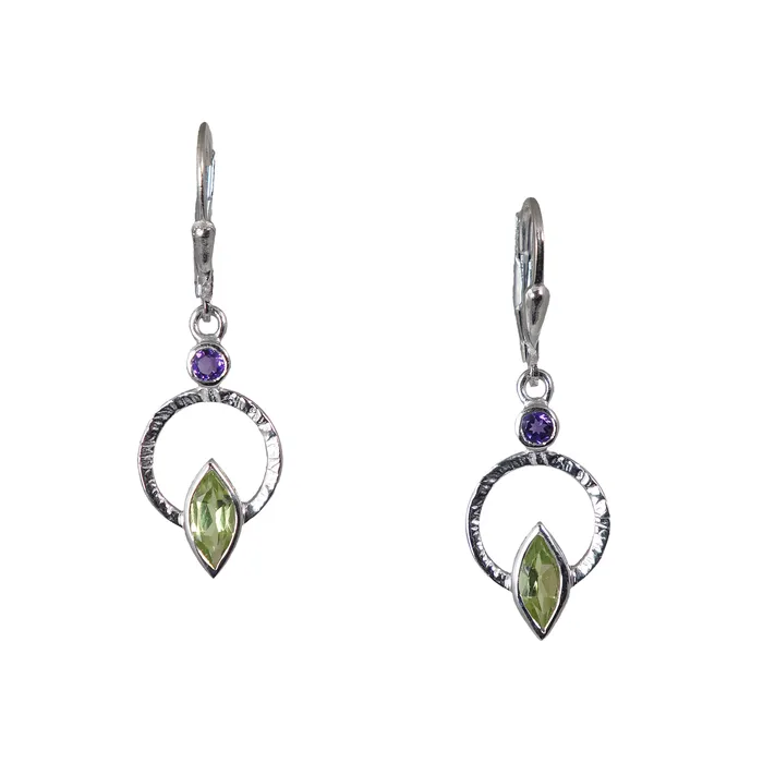 Earrings Q Evon Q Earrings Silver White Rhodium