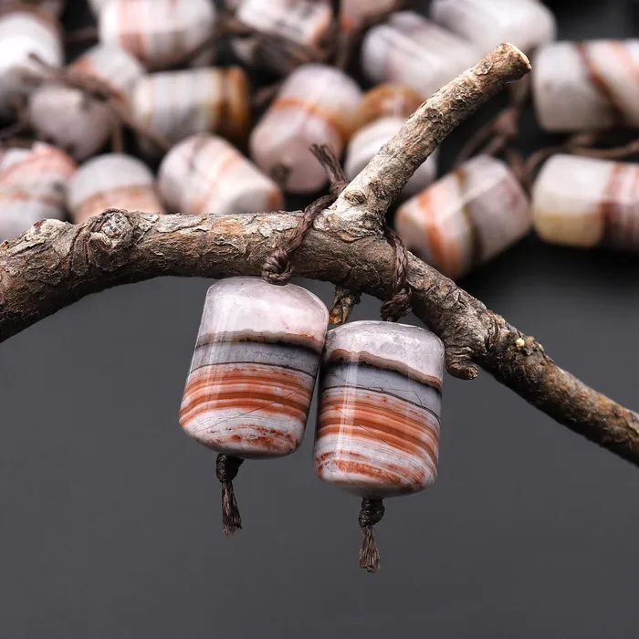 Earrings Rare Natural Rainbow Amethyst Earring Pair Matched Short Cylinder Tube 14x10mm Gemstone Beads W Amazing Veins Bands A1 Intrinsic Trading Earrings Rare Natural Rainbow Amethyst Earring Pair Matched Short Cylinder Tube 14x10mm Gemstone Beads W Amazing Veins Bands A1 Intrinsic Trading