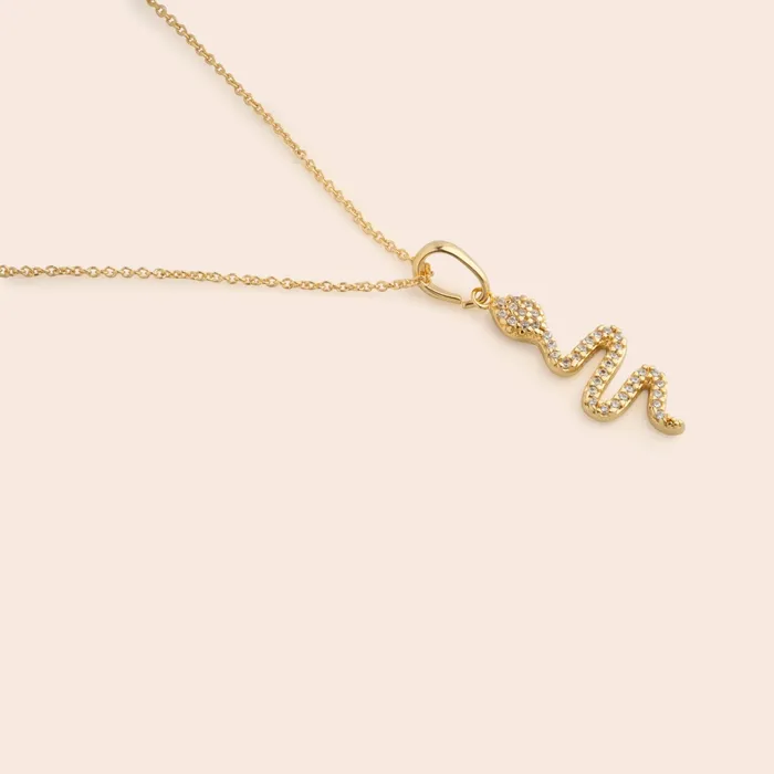 Gemlet Necklaces Snake CZ Necklace Gemlet Necklaces Snake CZ Necklace