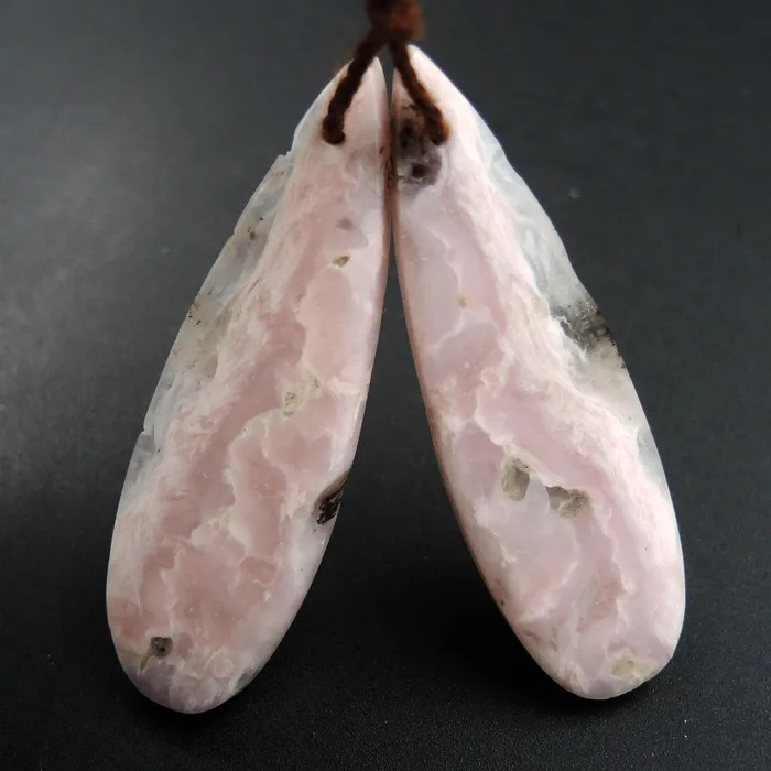 Intrinsic Trading Earrings Pink Opal Earring Pair Teardrop Cabochon Cab Pair Drilled Matched Earrings Natural Bead Pair E3157 Intrinsic Trading Earrings Pink Opal Earring Pair Teardrop Cabochon Cab Pair Drilled Matched Earrings Natural Bead Pair E3157