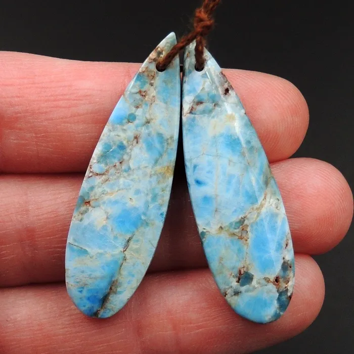 Intrinsic Trading Natural Robins Egg Turquoise Blue Apatite Earring Pair Teardrop Cabochon Cab Drilled Matched Earrings Bead Pair Teardrop Gemstone E3181 Earrings Intrinsic Trading Natural Robins Egg Turquoise Blue Apatite Earring Pair Teardrop Cabochon Cab Drilled Matched Earrings Bead Pair Teardrop Gemstone E3181 Earrings