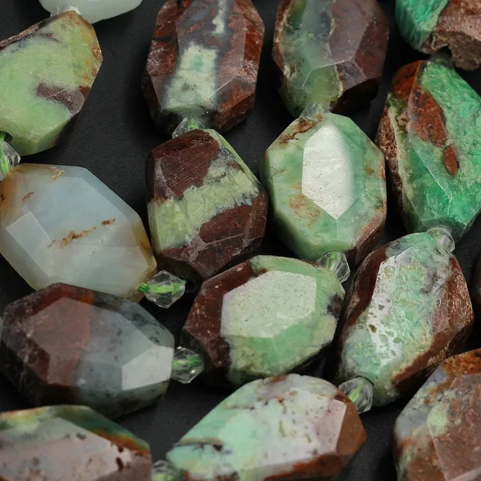 Intrinsic Trading Necklaces Natural Chunky Faceted Australian Green Chrysoprase Slab Cushion Rectangle Rectangular Nugget Slice Pendant Focal Beads 155 Strand Intrinsic Trading Necklaces Natural Chunky Faceted Australian Green Chrysoprase Slab Cushion Rectangle Rectangular Nugget Slice Pendant Focal Beads 155 Strand