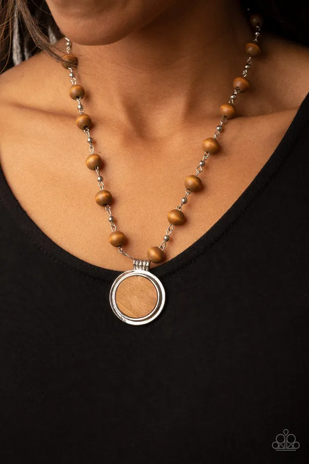 Necklaces All Eyes On U Jewelry Paparazzi Accessories Soulful Sunrise Brown Paparazzi Necklace