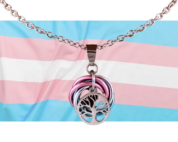 Necklaces Captive Collars Transgender Tree of Life LGBTQ 247 Wear