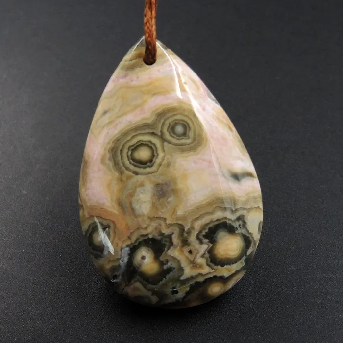 Ocean Jasper Pendant Orange White Grey Green Front Drilled Irregular Freeform Natural Stone Pendant P1735 Intrinsic Trading Necklaces Ocean Jasper Pendant Orange White Grey Green Front Drilled Irregular Freeform Natural Stone Pendant P1735 Intrinsic Trading Necklaces