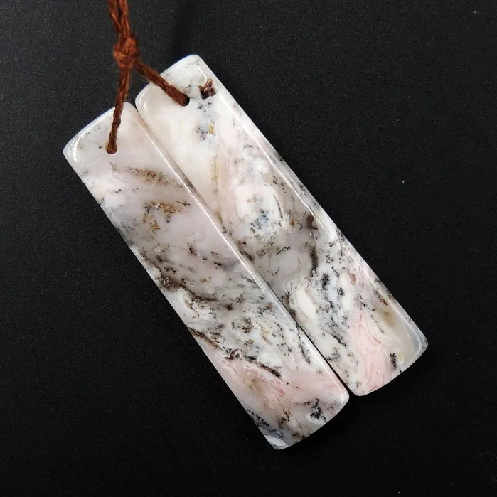 Pink Opal Earring Pair Rectangle Cabochon Cab Pair Drilled Matched Earrings Natural Bead Pair E2811 Intrinsic Trading Earrings Pink Opal Earring Pair Rectangle Cabochon Cab Pair Drilled Matched Earrings Natural Bead Pair E2811 Intrinsic Trading Earrings