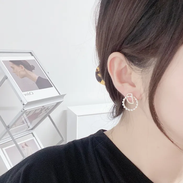 Refined by AnnaKaci Earrings Asymmetrical Geometric Shaped Earrings Refined by AnnaKaci Earrings Asymmetrical Geometric Shaped Earrings