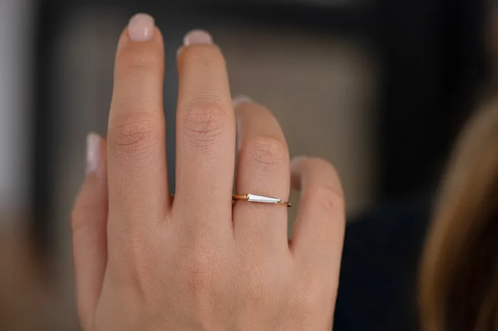 Rings ARTEMER Tapered Baguette Diamond Ring