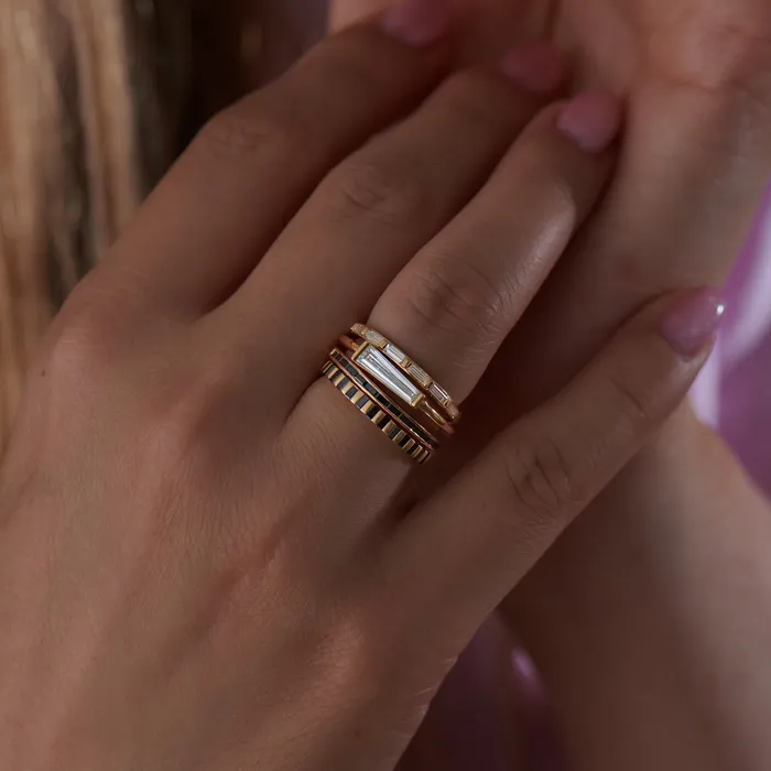 Rings ARTEMER Tapered Baguette Diamond Ring