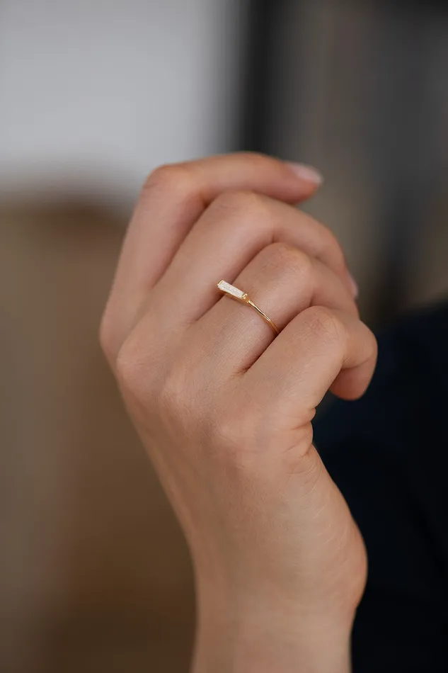 Rings ARTEMER Tapered Baguette Diamond Ring