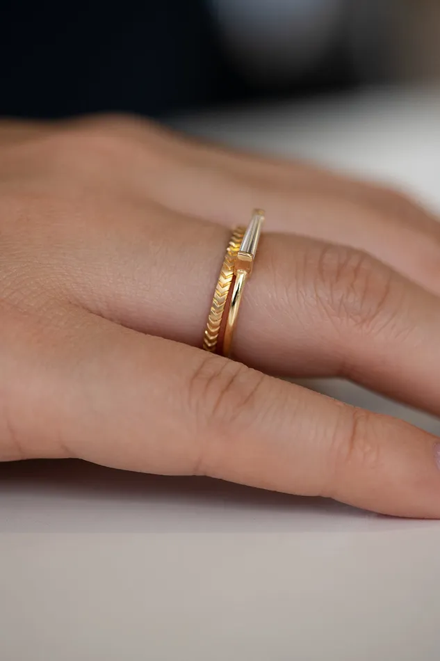 Rings ARTEMER Tapered Baguette Diamond Ring