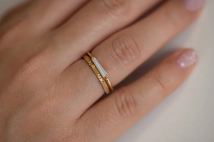 Rings ARTEMER Tapered Baguette Diamond Ring