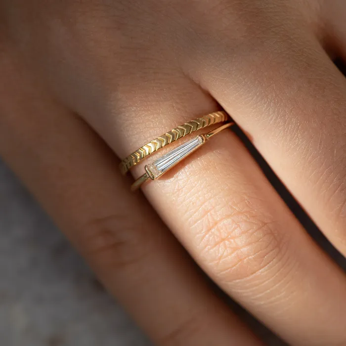 Rings ARTEMER Tapered Baguette Diamond Ring