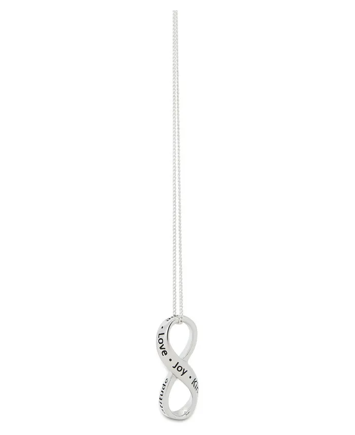 Sterling Silver Infinite Goodness Necklace Buddha Groove Necklaces