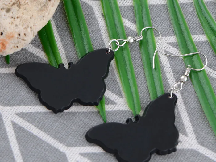 American Flag Butterfly HeartShaped Earrings ALILANG Earrings American Flag Butterfly HeartShaped Earrings ALILANG Earrings