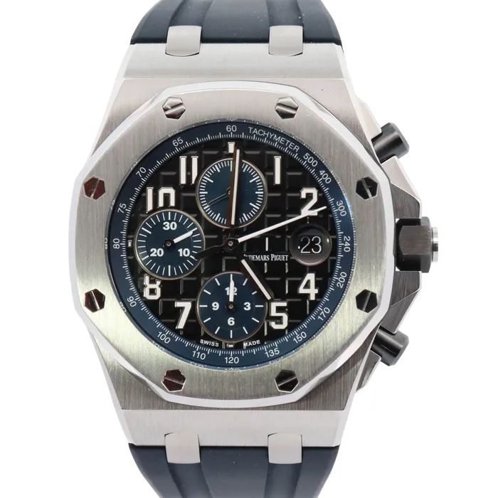Audemars Piguet Royal Oak 42mm Black Dial Watch Ref 26470STOOA028CR01 Happy Jewelers Watches Audemars Piguet Royal Oak 42mm Black Dial Watch Ref 26470STOOA028CR01 Happy Jewelers Watches