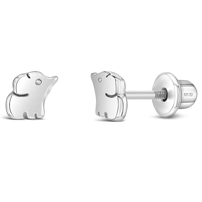 Baby Elephant 4mm Baby Toddler Kids Earrings Screw Back Sterling Silver Baby Screw Back Earrings Earrings Baby Elephant 4mm Baby Toddler Kids Earrings Screw Back Sterling Silver Baby Screw Back Earrings Earrings