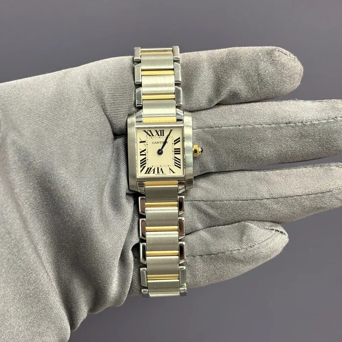 Cartier Tank 25mm White Dial Watch Ref W51007Q4 Happy Jewelers Watches Cartier Tank 25mm White Dial Watch Ref W51007Q4 Happy Jewelers Watches