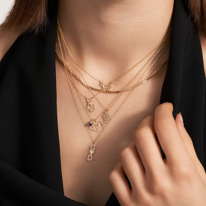 Diamond Cat Necklace Gelin Diamond Necklaces