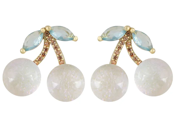 Earrings Alilang S925 Silver Needle Crystal Rhinestone Seashell Fruits Earring Sweet And Lovely Cherry Dangle Drop Earrings For Women Girls ALILANGCOM Earrings Alilang S925 Silver Needle Crystal Rhinestone Seashell Fruits Earring Sweet And Lovely Cherry Dangle Drop Earrings For Women Girls ALILANGCOM