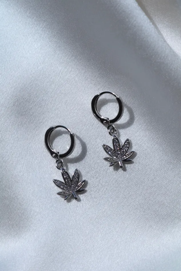 Earrings Silver High Times Huggie Earrings Chvker Jewelry