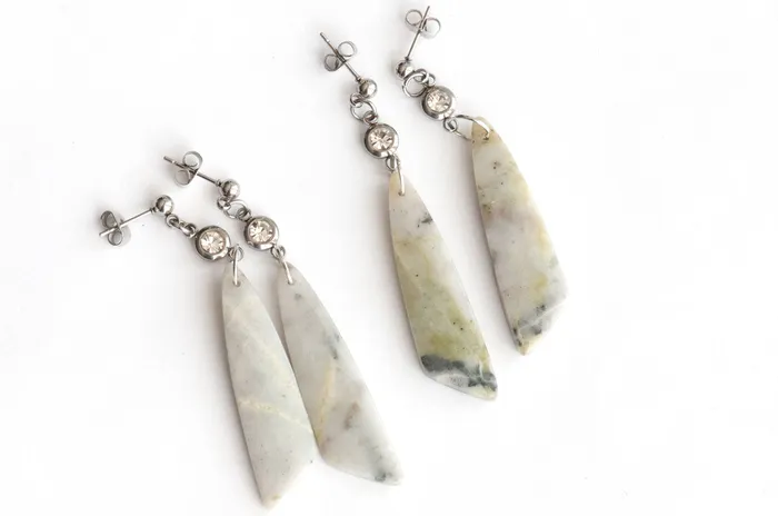 Fierce Lynx Designs Earrings Winter Jade Earrings