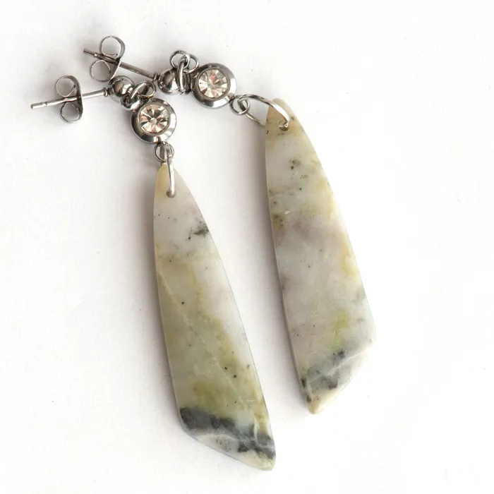 Fierce Lynx Designs Earrings Winter Jade Earrings