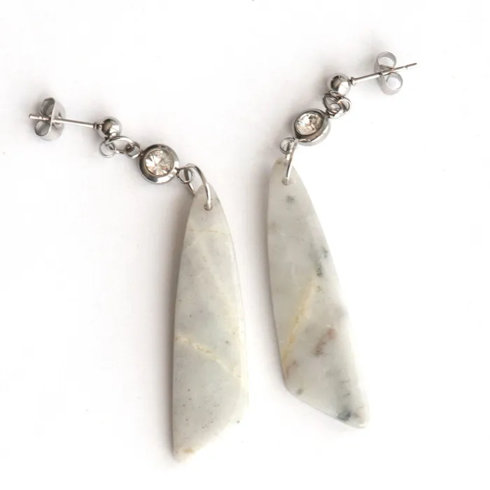Fierce Lynx Designs Earrings Winter Jade Earrings