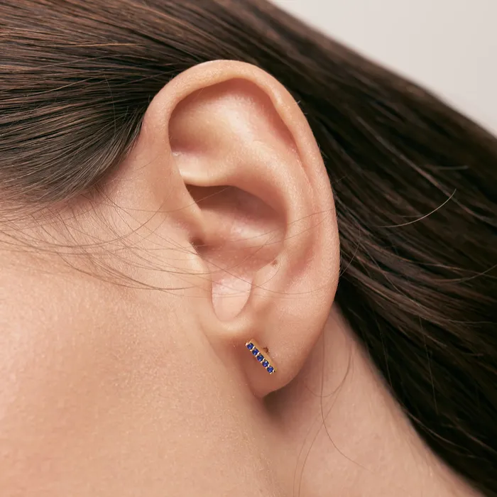 Gelin Diamond Birthstone Bar Earrings Earrings