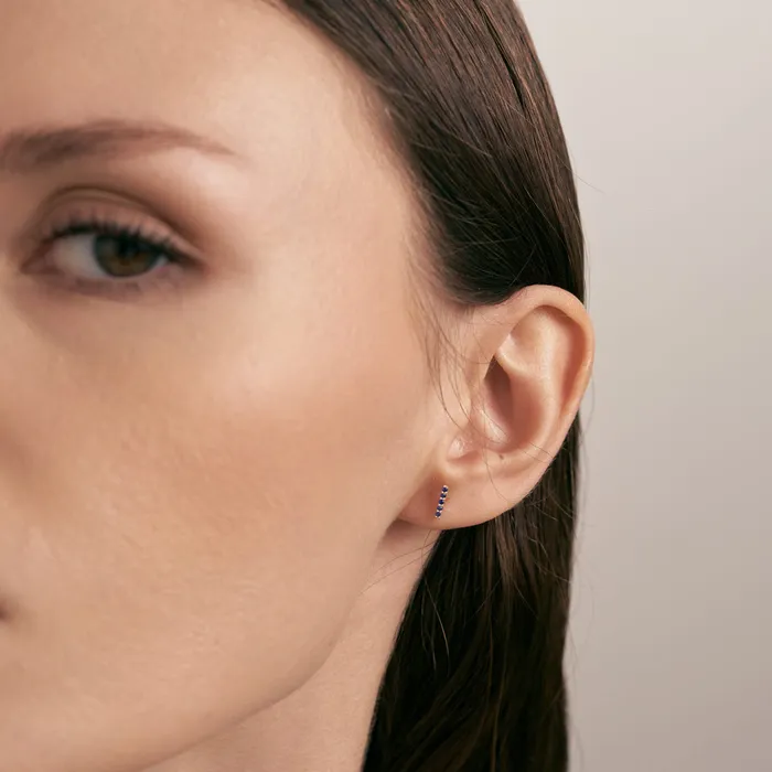 Gelin Diamond Birthstone Bar Earrings Earrings