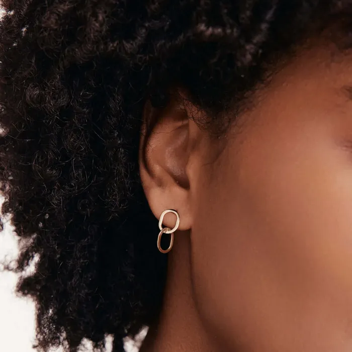 Gelin Diamond Chain Link Earrings Earrings