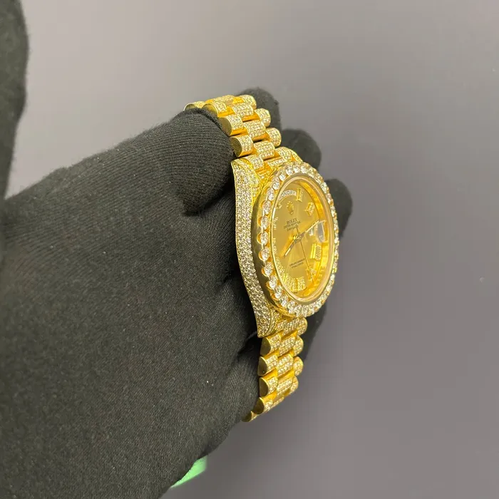 Happy Jewelers Rolex DayDate 41mm Champagne Dial Watch Ref 218238 Watches Happy Jewelers Rolex DayDate 41mm Champagne Dial Watch Ref 218238 Watches