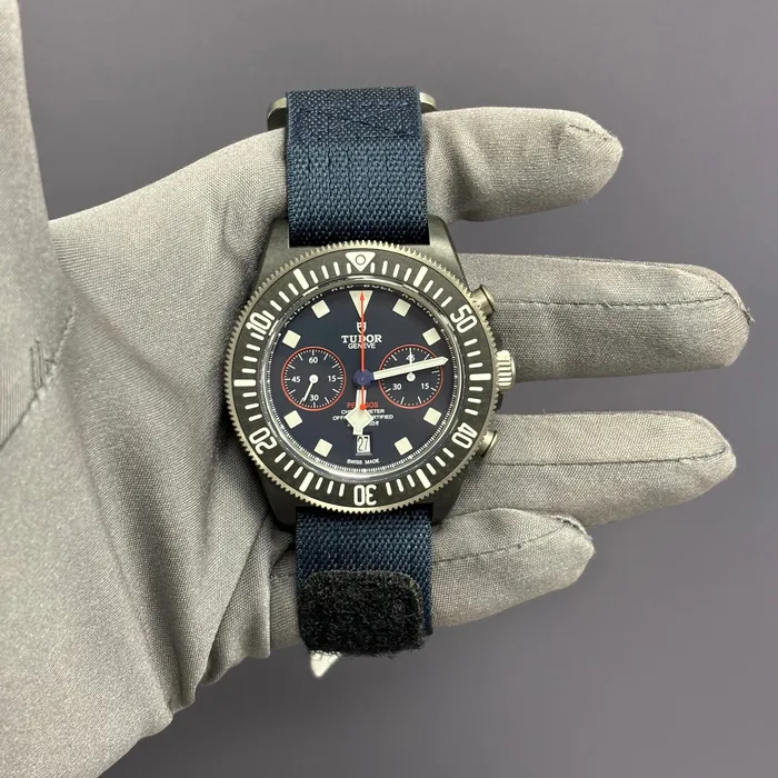 Happy Jewelers Tudor Pelagos 43mm Blue Dial Watch Ref 25807KN Watches Happy Jewelers Tudor Pelagos 43mm Blue Dial Watch Ref 25807KN Watches