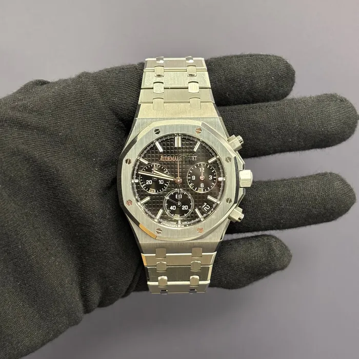 Happy Jewelers Watches Audemars Piguet Royal Oak 41mm Black Dial Watch Ref 26240STOO1320ST02 Happy Jewelers Watches Audemars Piguet Royal Oak 41mm Black Dial Watch Ref 26240STOO1320ST02