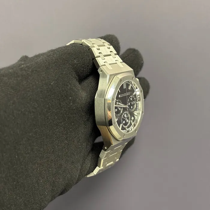 Happy Jewelers Watches Audemars Piguet Royal Oak 41mm Black Dial Watch Ref 26240STOO1320ST02 Happy Jewelers Watches Audemars Piguet Royal Oak 41mm Black Dial Watch Ref 26240STOO1320ST02