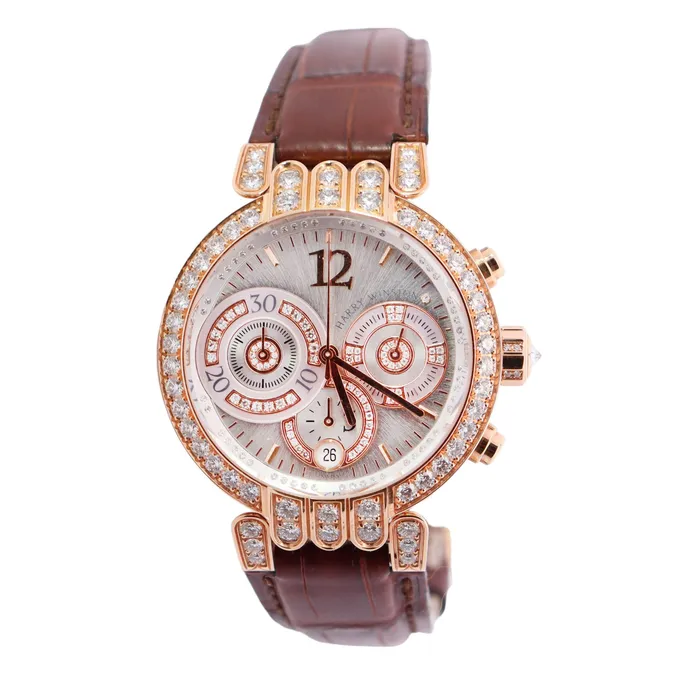 Harry Winston Premier 39mm Silver Dial Watch Ref PREACH39RR002 Happy Jewelers Watches Harry Winston Premier 39mm Silver Dial Watch Ref PREACH39RR002 Happy Jewelers Watches