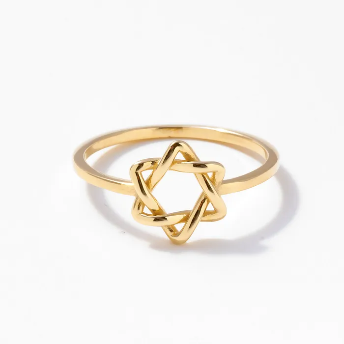Infinity Star of David Ring Gelin Diamond Rings