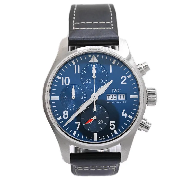 IWC Pilot Chronograph Stainless Steel 41mm Blue Dial Watch Reference IW388102 Happy Jewelers Watches IWC Pilot Chronograph Stainless Steel 41mm Blue Dial Watch Reference IW388102 Happy Jewelers Watches