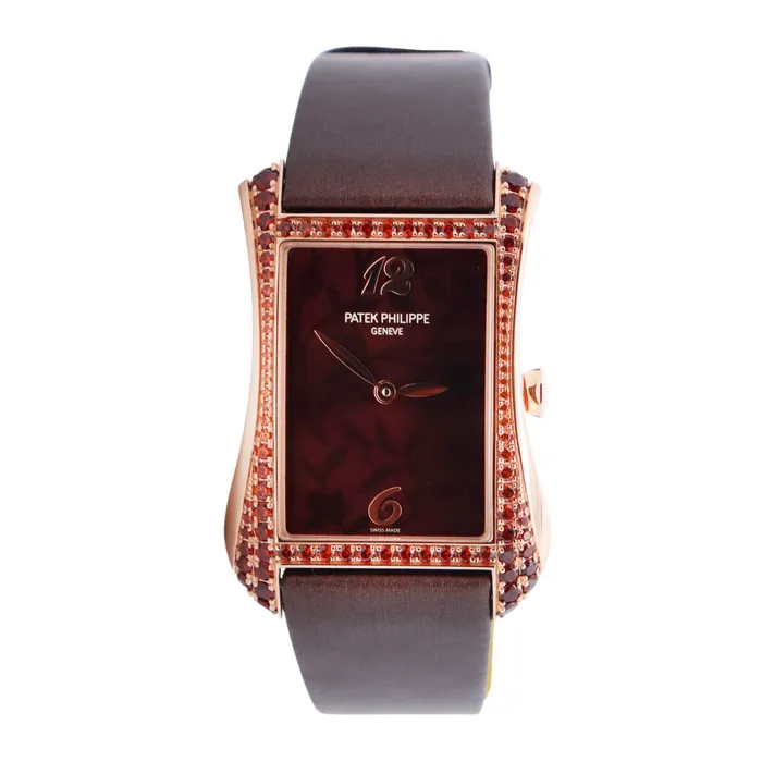 Patek Gondolo 28mm Brown Dial Watch Ref 4962200R001 Happy Jewelers Watches Patek Gondolo 28mm Brown Dial Watch Ref 4962200R001 Happy Jewelers Watches