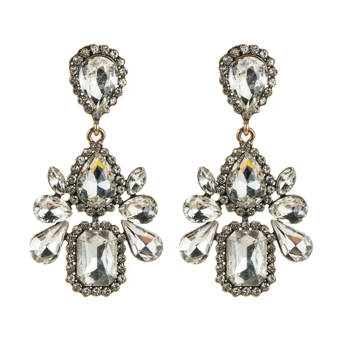 Refined by AnnaKaci Beautiful Dangle Geometric Shaped Crystals Earrings Earrings Refined by AnnaKaci Beautiful Dangle Geometric Shaped Crystals Earrings Earrings