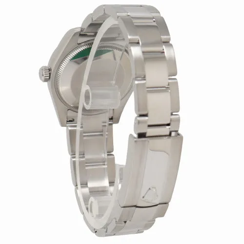 Rolex Datejust 31mm Stainless Steel 31mm Blue Roman Dial Watch Reference 178240 Happy Jewelers Watches