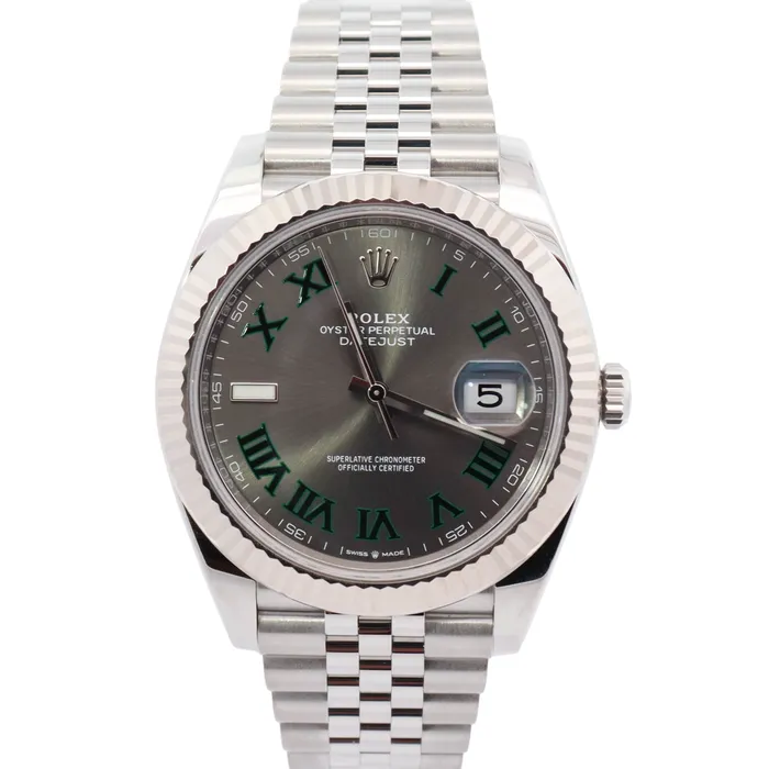 Rolex Datejust 41mm Wimbledon Dial Watch Ref 126334 Happy Jewelers Watches Rolex Datejust 41mm Wimbledon Dial Watch Ref 126334 Happy Jewelers Watches