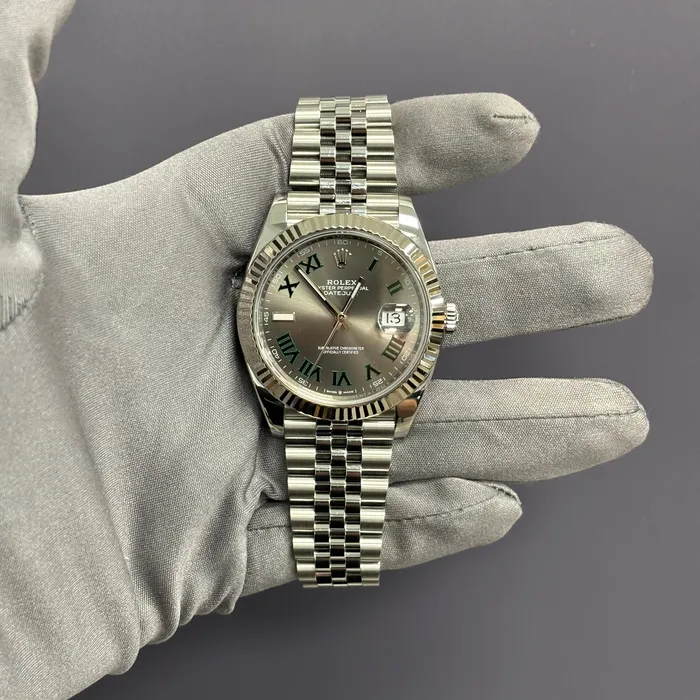 Rolex Datejust 41mm Wimbledon Dial Watch Ref 126334 Happy Jewelers Watches Rolex Datejust 41mm Wimbledon Dial Watch Ref 126334 Happy Jewelers Watches